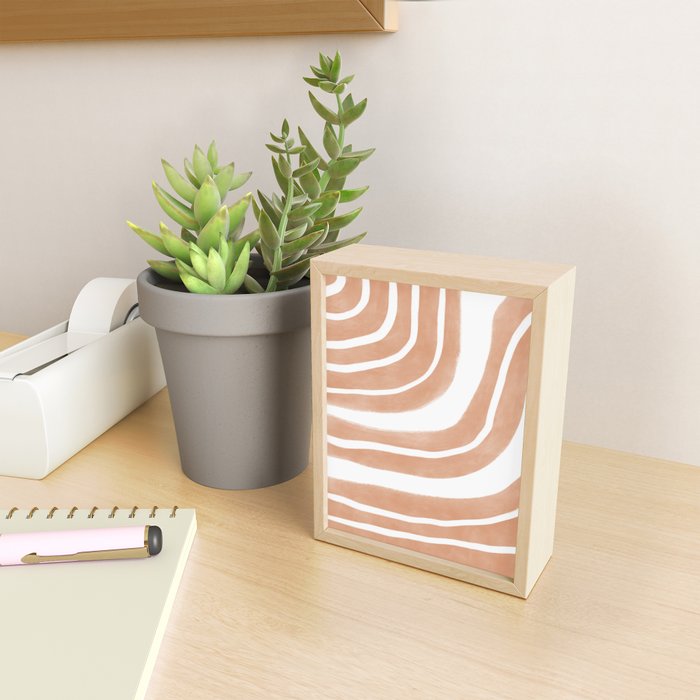 Mid-Century Line Modern Art # 66 Mini Art Print Gallery Image 2