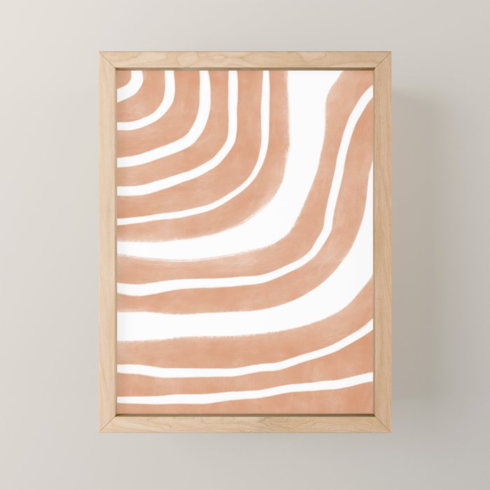 Mid-Century Line Modern Art # 66 Mini Art Print Gallery Image 1