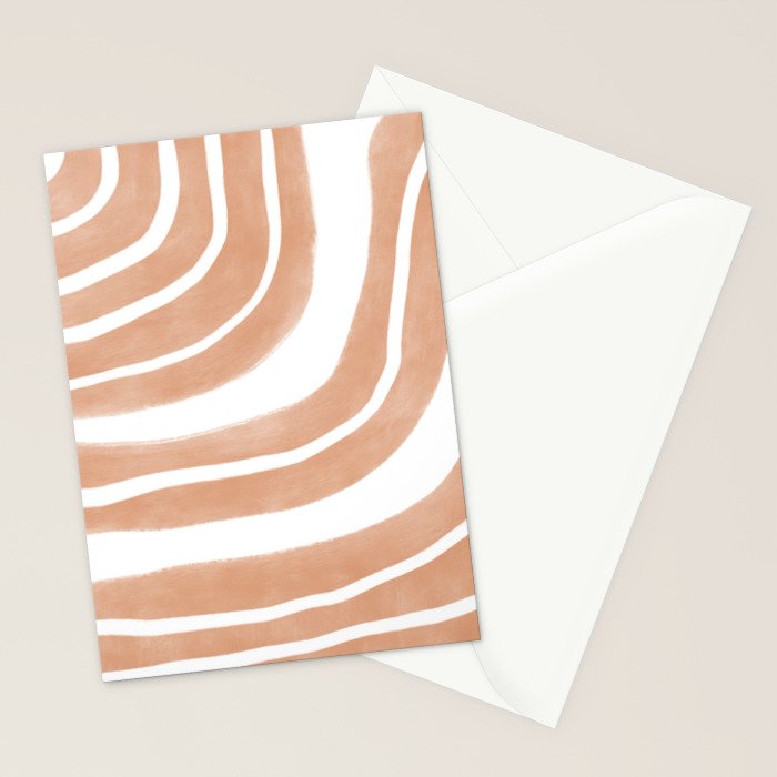 Mid-Century Line Modern Art # 66 Stationery Card Gallery Image 2