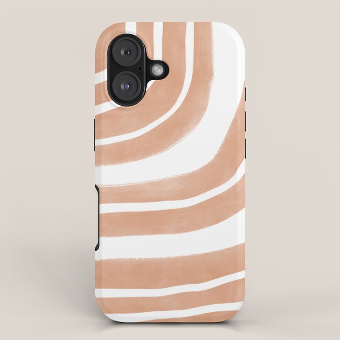 Mid-Century Line Modern Art # 66 iPhone Case Gallery Image 1