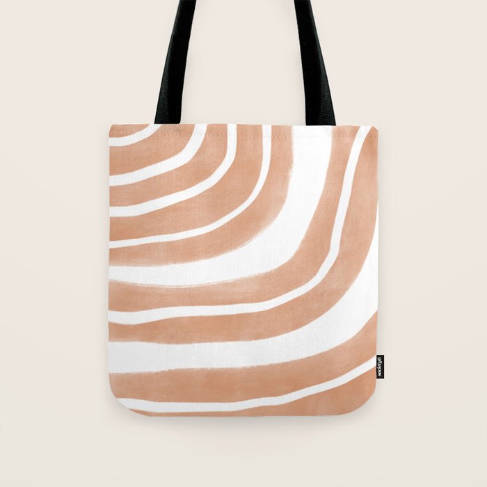 Mid-Century Line Modern Art # 66 Tote Bag Gallery Image 1