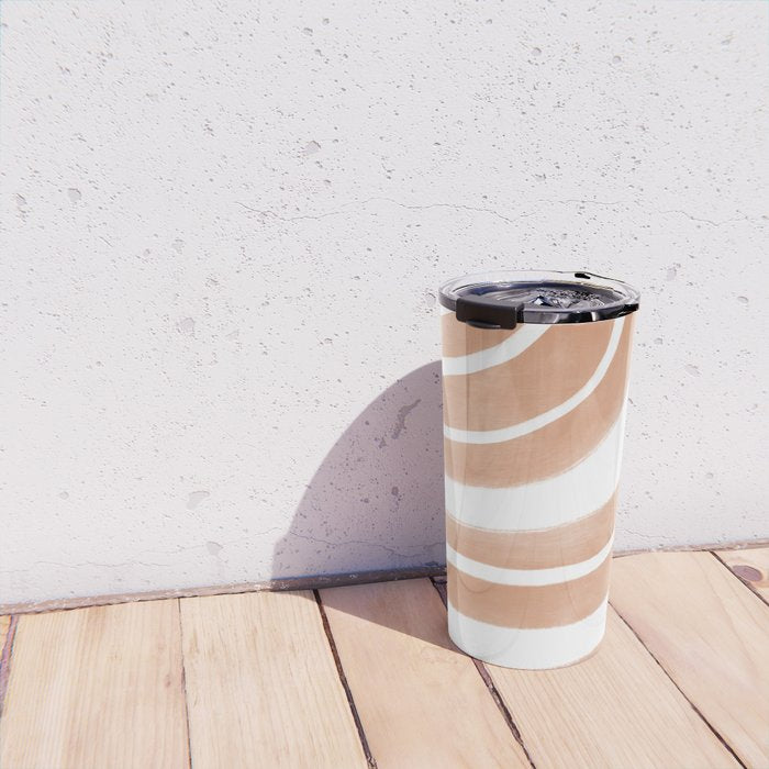 Mid-Century Line Modern Art # 66 Travel Mug Gallery Image 4