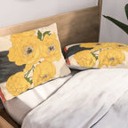 Bouquet Gift Yellow Pillow Sham Gallery Image 2