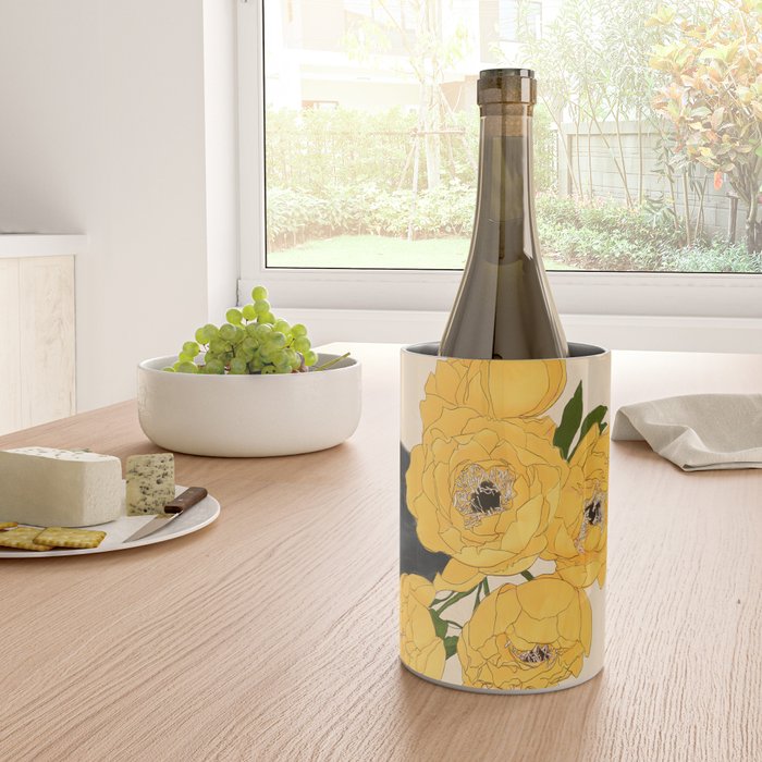 Bouquet Gift Yellow Wine Chiller Gallery Image 4