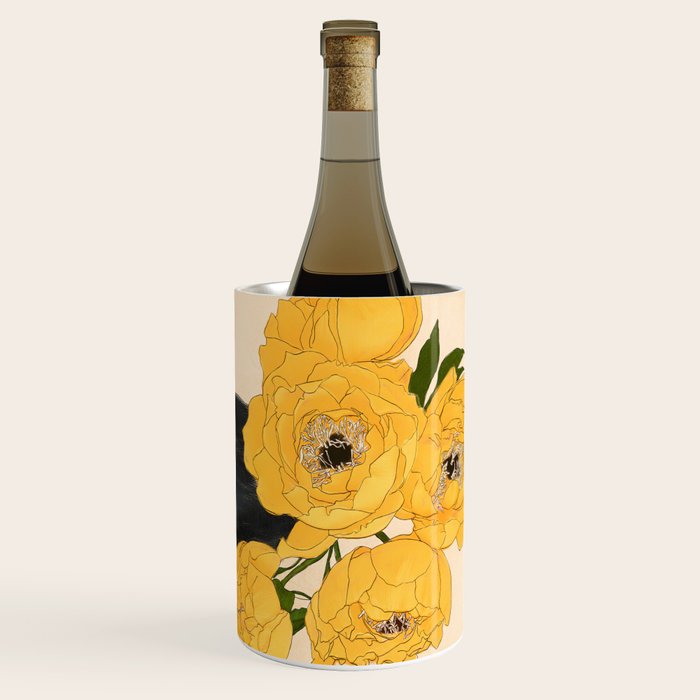 Bouquet Gift Yellow Wine Chiller Gallery Image 1
