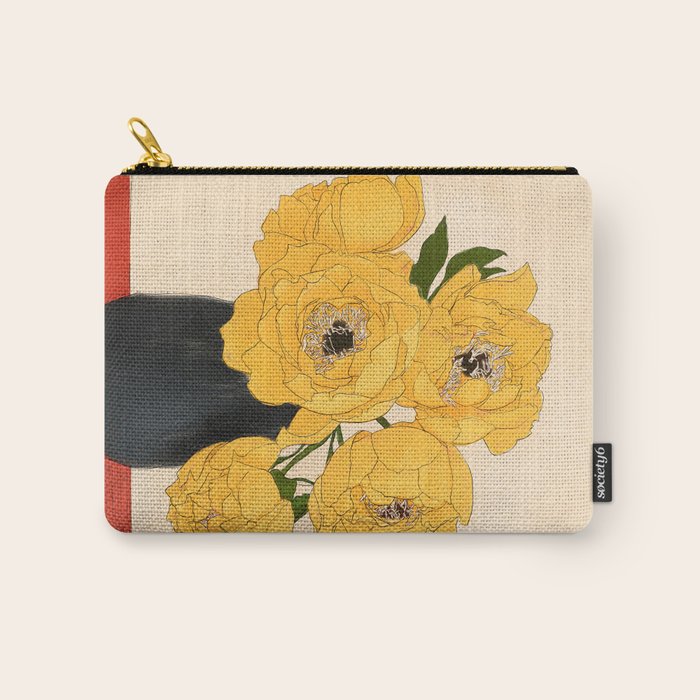 Bouquet Gift Yellow Carry All Pouch Gallery Image 1