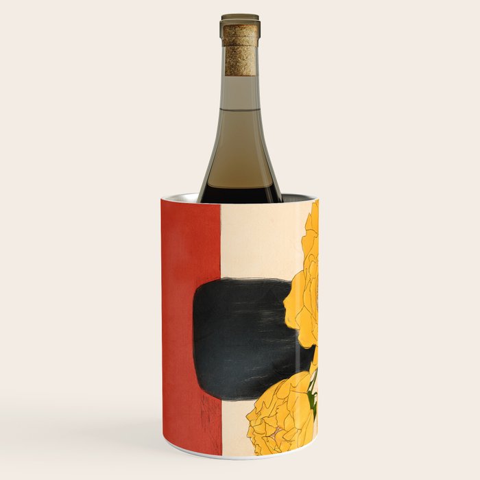 Bouquet Gift Yellow Wine Chiller Gallery Image 2