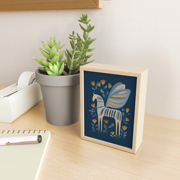 Night Bloom Horse Mini Art Print Gallery Image 2
