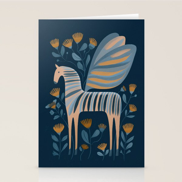 Night Bloom Horse Stationery Card Gallery Image 2