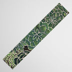 Watercolor Succulents Table Runner Gallery Image 3