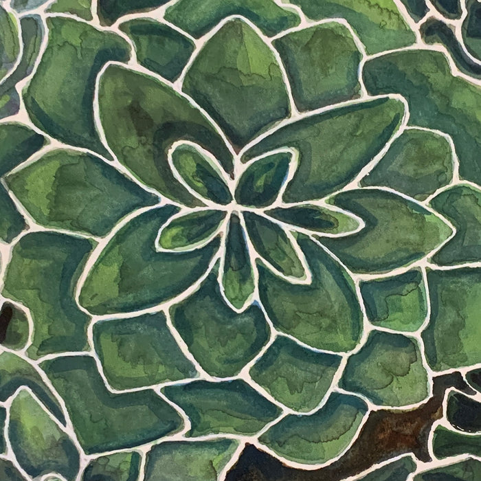 Watercolor Succulents Coffee Mug Gallery Image 2