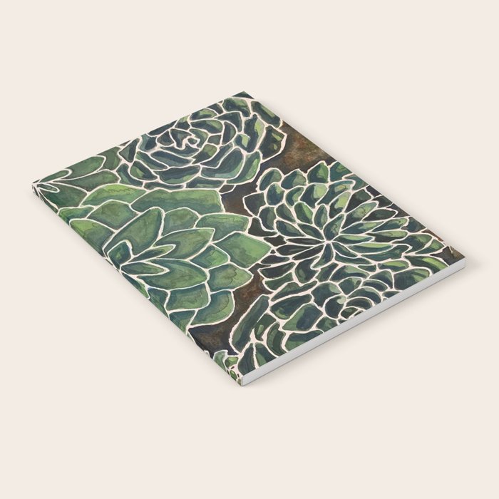 Watercolor Succulents Notebook Gallery Image 2