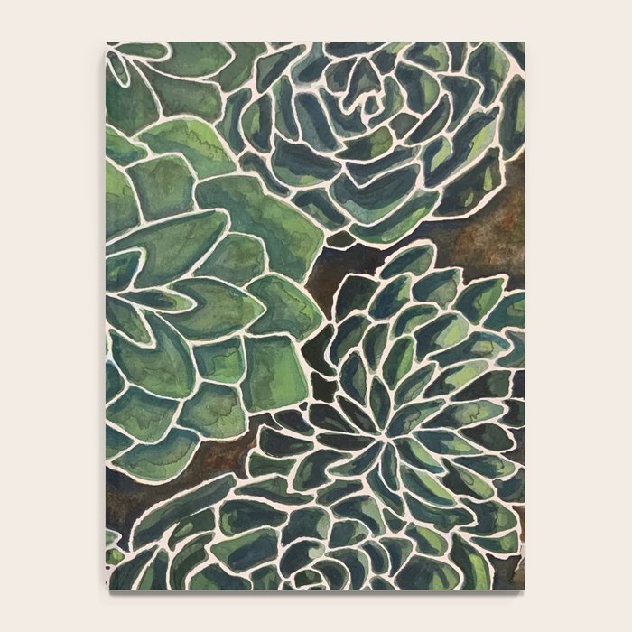Watercolor Succulents Notebook Gallery Image 4