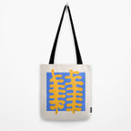 Royal Blue & Supernova: Matisse Paper Leaf Cutouts 02 Tote Bag Gallery Image 2