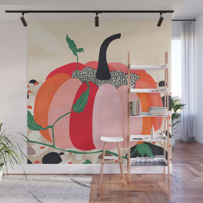 Pumpkin Wall Mural Gallery Image 1