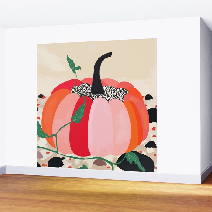 Pumpkin Wall Mural Gallery Image 2