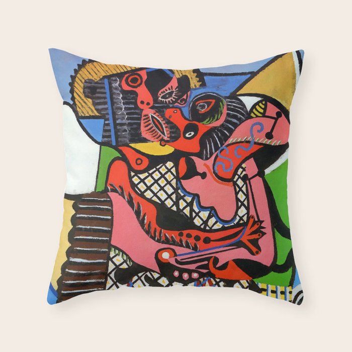 Pablo Picasso The Kiss Throw Pillow Gallery Image 6