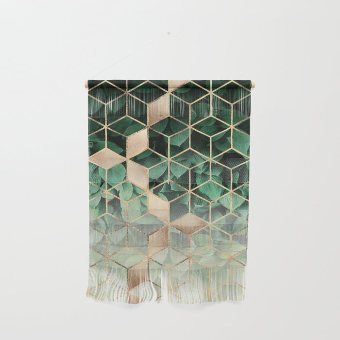 Leaves And Cubes Wall Hanging Gallery Image 1