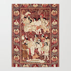 Kerman South Persian Pictorial Rug with Joseph Poster Gallery Image 4