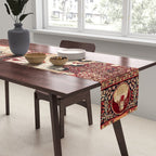 Kerman South Persian Pictorial Rug with Joseph Table Runner Gallery Image 2
