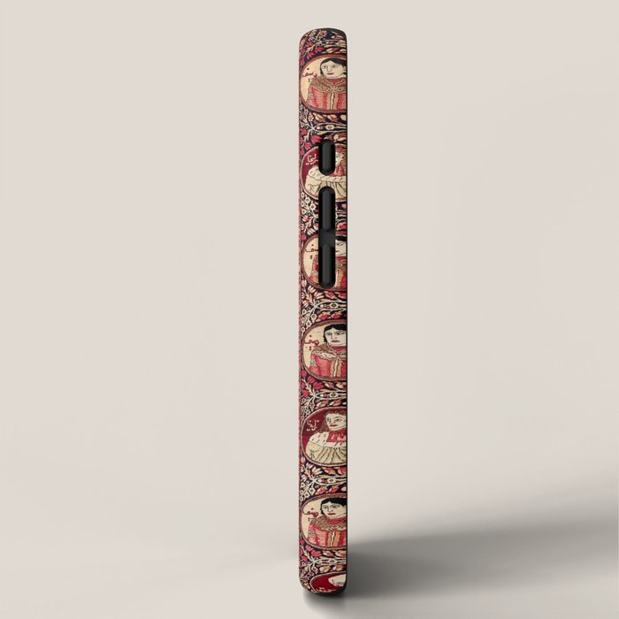 Kerman South Persian Pictorial Rug with Joseph iPhone Case Gallery Image 2