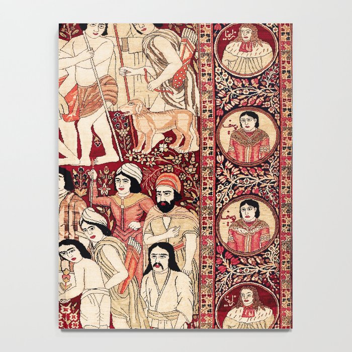 Kerman South Persian Pictorial Rug with Joseph Notebook Gallery Image 4