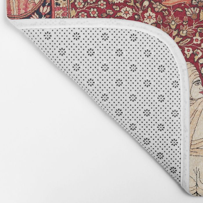 Kerman South Persian Pictorial Rug with Joseph Bath Mat Gallery Image 2