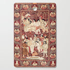 Kerman South Persian Pictorial Rug with Joseph Cutting Board Gallery Image 1