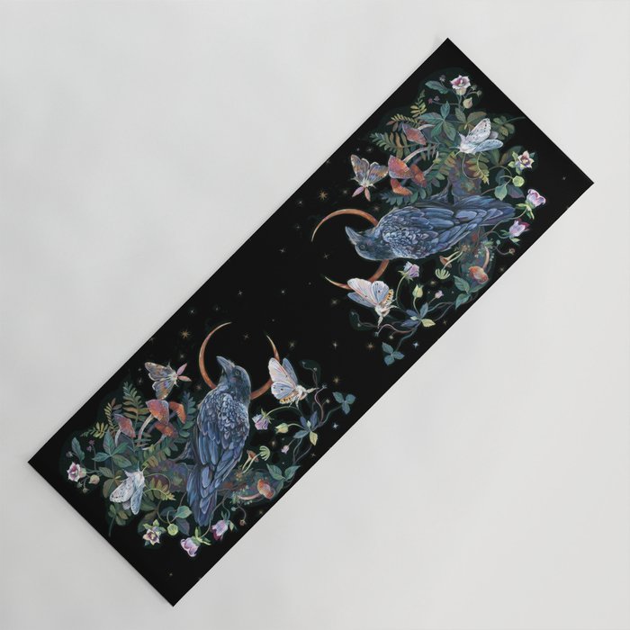 Moon Raven  Yoga Mat Gallery Image 1