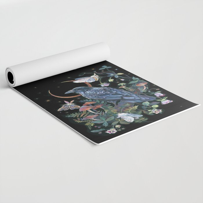 Moon Raven  Yoga Mat Gallery Image 2
