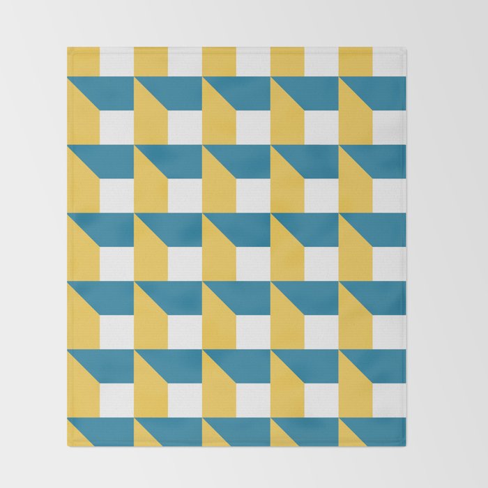 Modern Geometric 51 Throw Blanket Gallery Image 2