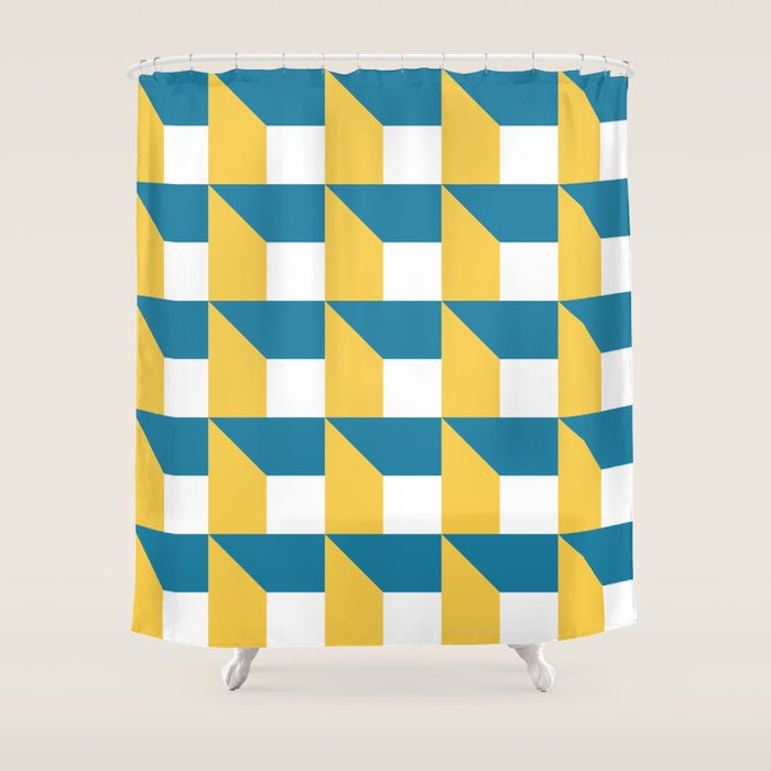 Modern Geometric 51 Shower Curtain Gallery Image 1