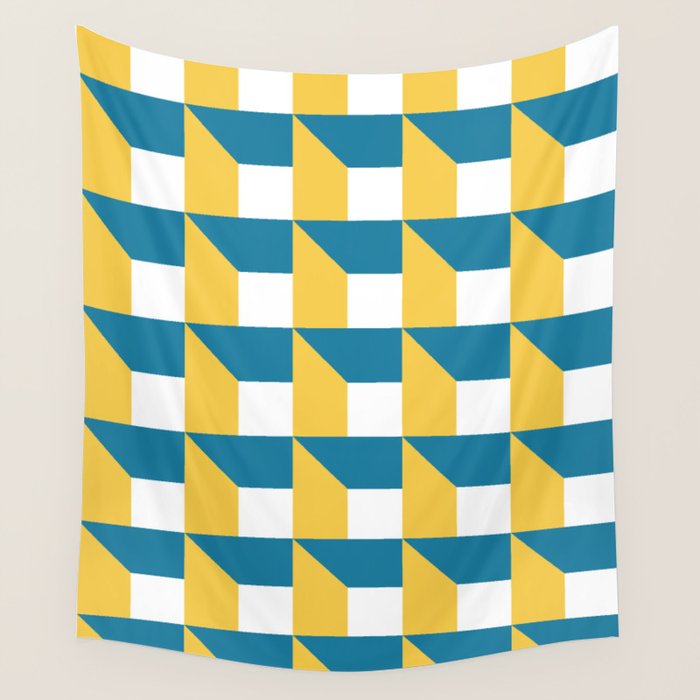 Modern Geometric 51 Wall Tapestry Gallery Image 1