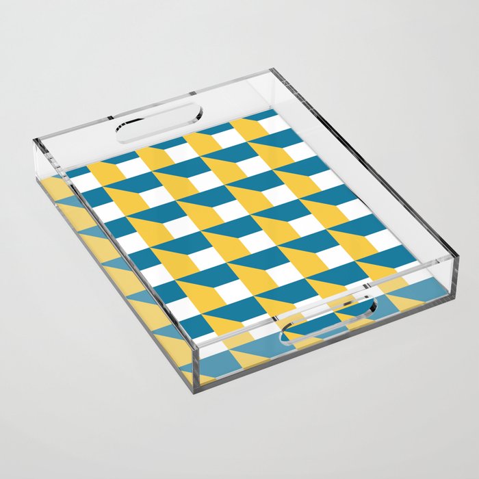 Modern Geometric 51 Acrylic Tray Gallery Image 1