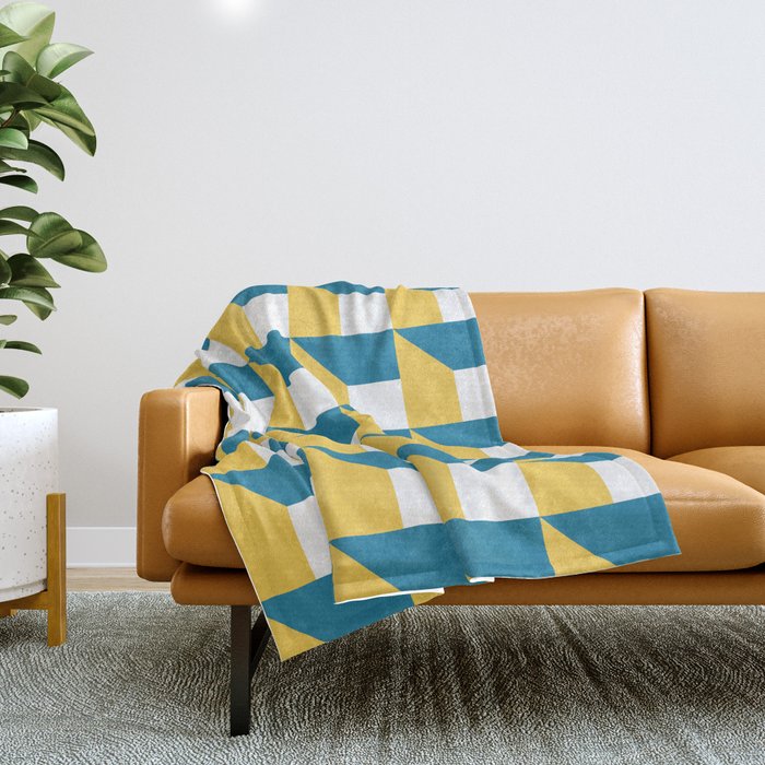 Modern Geometric 51 Throw Blanket Gallery Image 1