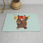No Care Bear - My Sleepy Pet Rug Gallery Image 1