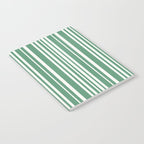 Classic Stripes XXXIX - Kelly Green Notebook Gallery Image 2