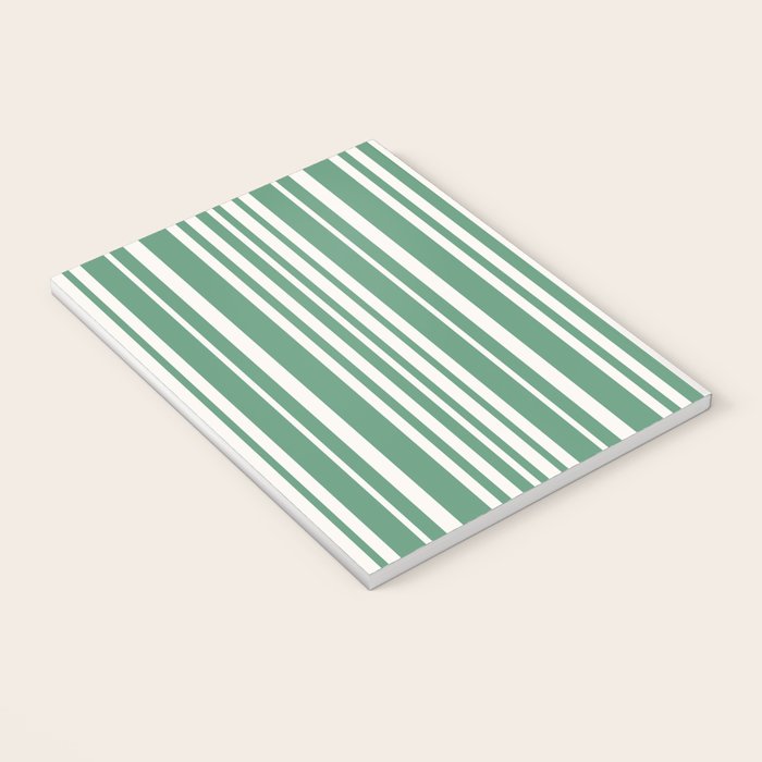 Classic Stripes XXXIX - Kelly Green Notebook Gallery Image 3