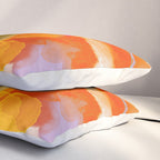 yellow blush abstract Pillow Sham Gallery Image 3