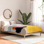yellow blush abstract Comforter Gallery Image 2