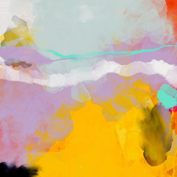 yellow blush abstract Coffee Mug Gallery Image 2