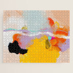 yellow blush abstract Jigsaw Puzzle Gallery Image 1