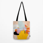 yellow blush abstract Tote Bag Gallery Image 2