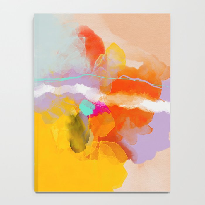 yellow blush abstract Notebook Gallery Image 4