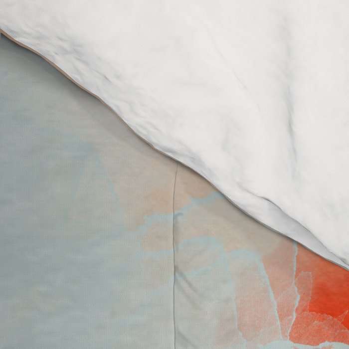 yellow blush abstract Comforter Gallery Image 4