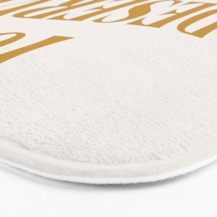 You Deserve To Rest Golden Bath Mat Gallery Image 3