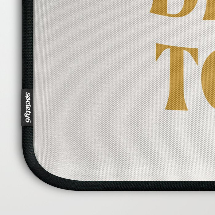 You Deserve To Rest Golden Laptop Sleeve Gallery Image 3