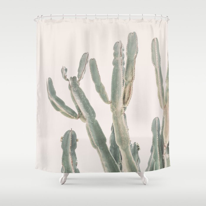 Sunrise Cactus Shower Curtain Gallery Image 1