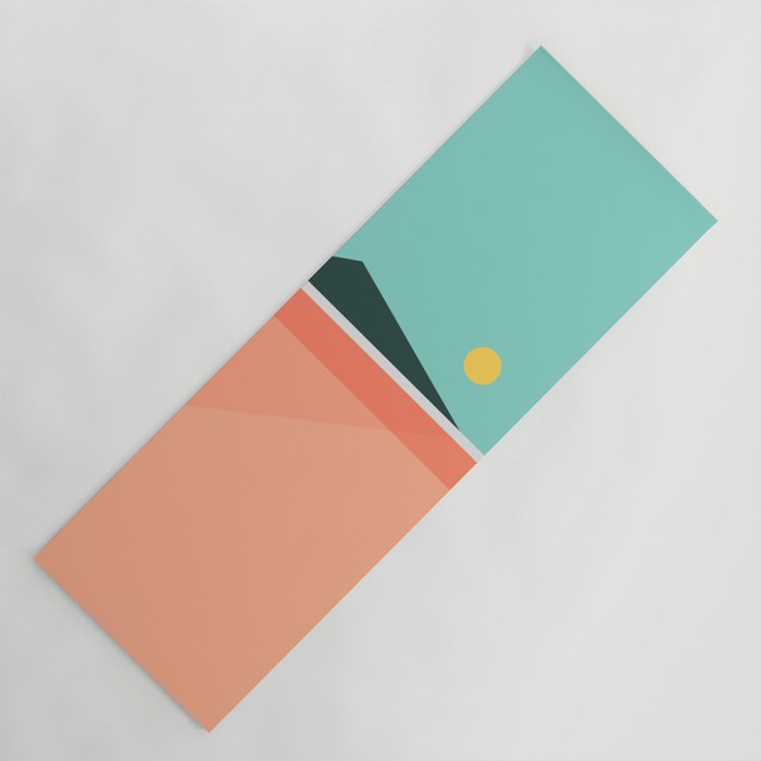 Geometric Landscape 15 Yoga Mat Gallery Image 1
