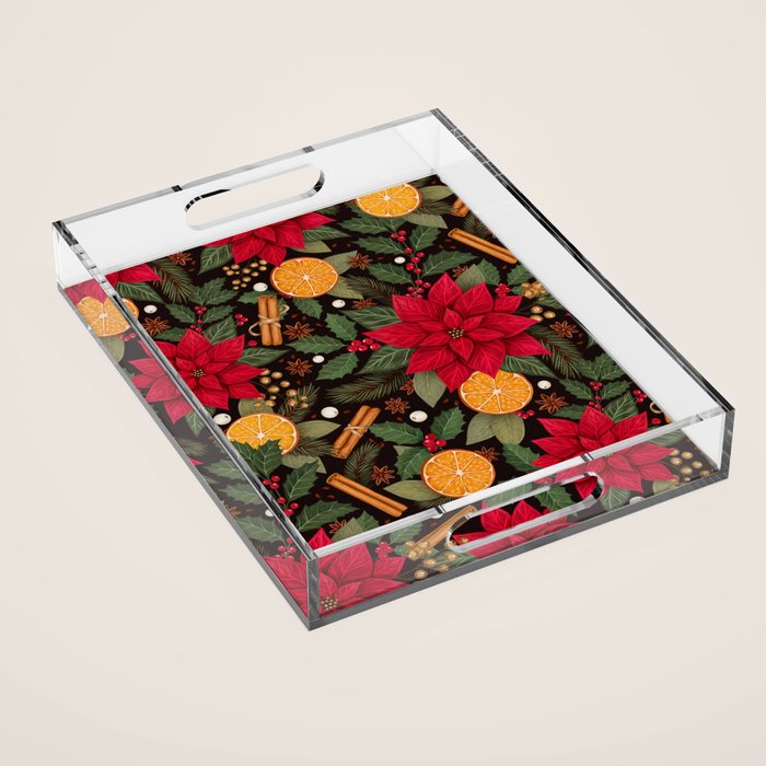 Christmas Stars and Spices Acrylic Tray Gallery Image 1